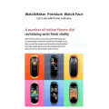 2021 Neueste Health Fitness Tracker -Farbbildschirm M6 Smart Bracelet Sports Schriter -Uhr -Band Smartwatch M6